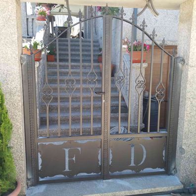 reja de forja de Puertas Automáticas Valsan